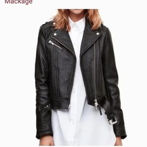 Mackage leather jacket